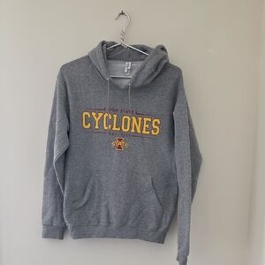 Jerzees Gray Cyclones Hoodie